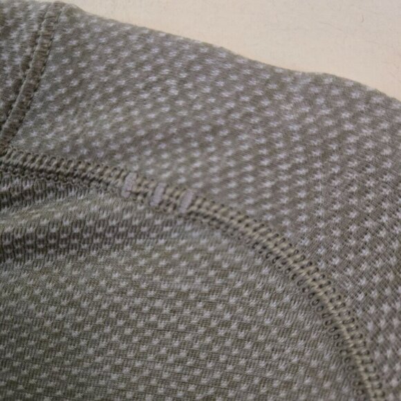 Lululemon Metal Vent Tech Shirt Sleeve Shirt Heathered Green Size M - Picture 7 of 8